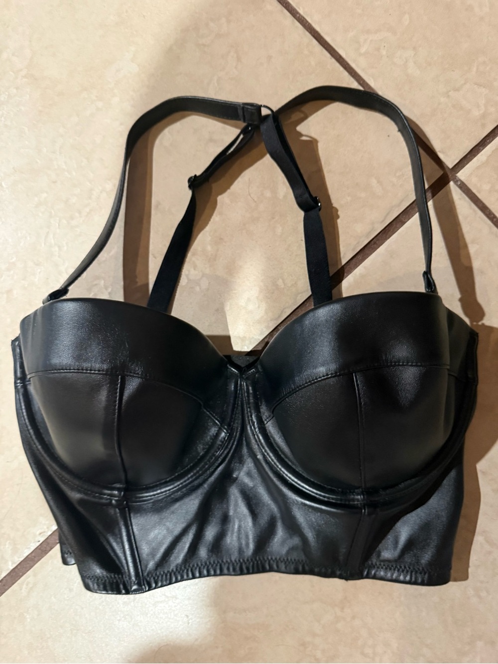 Very Sexy Leather Bustier